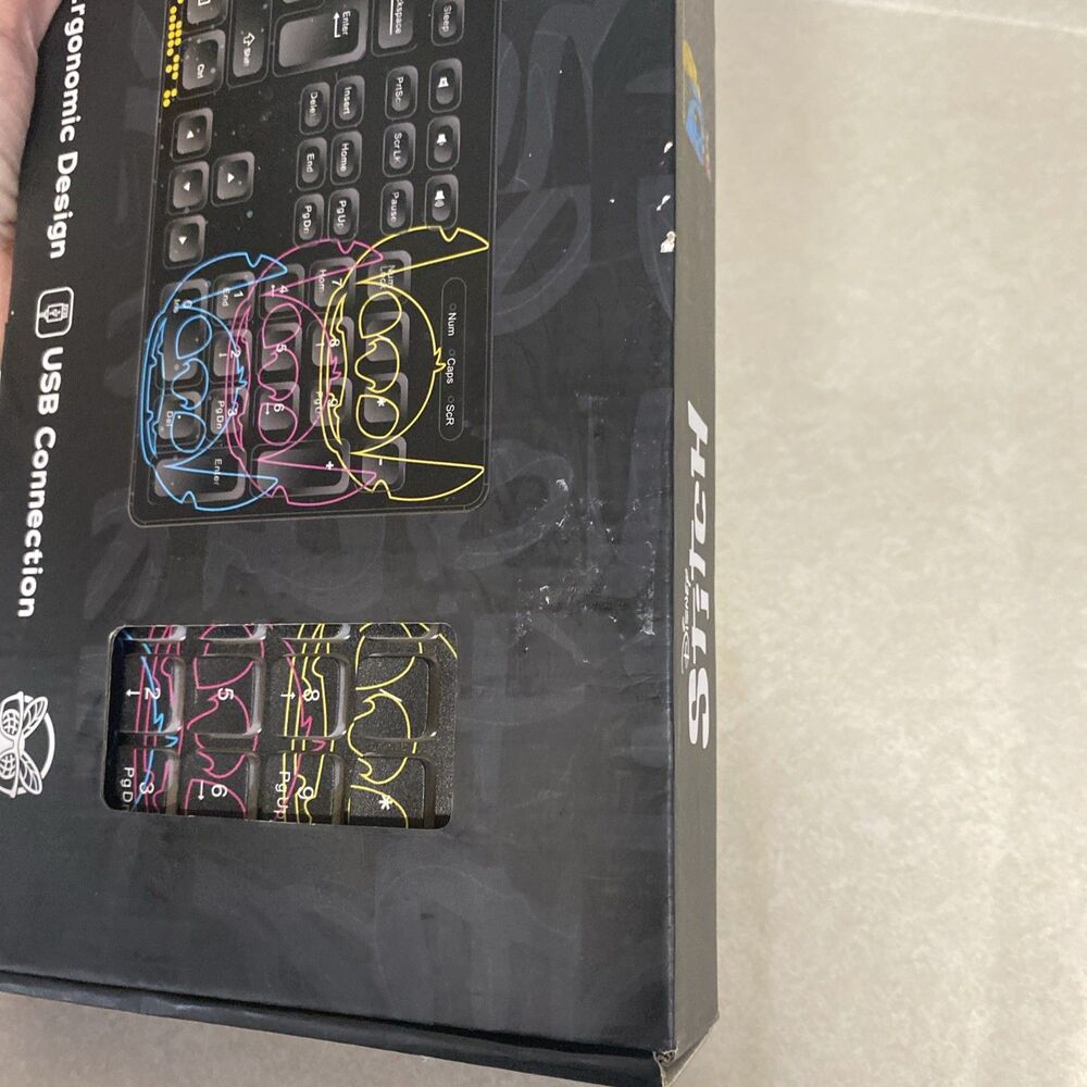 Disney Stitch Wireless Keyboard New In Box - Picture 11 of 11
